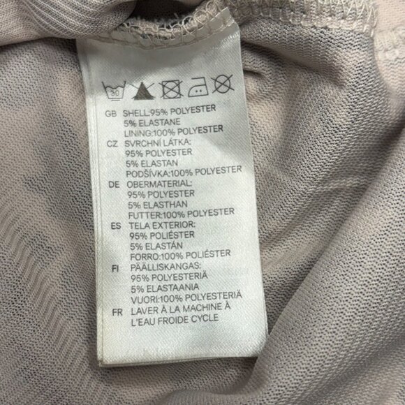 H&M Bodycon Black & Cream Dress Size XS EUC - Picture 8 of 8